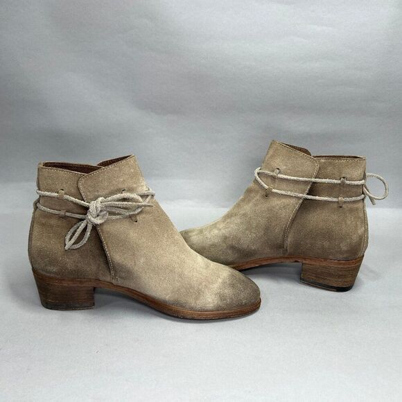 Peter‎ Nappi Women's Size 7 Suede Ankle Boots - Picture 7 of 13